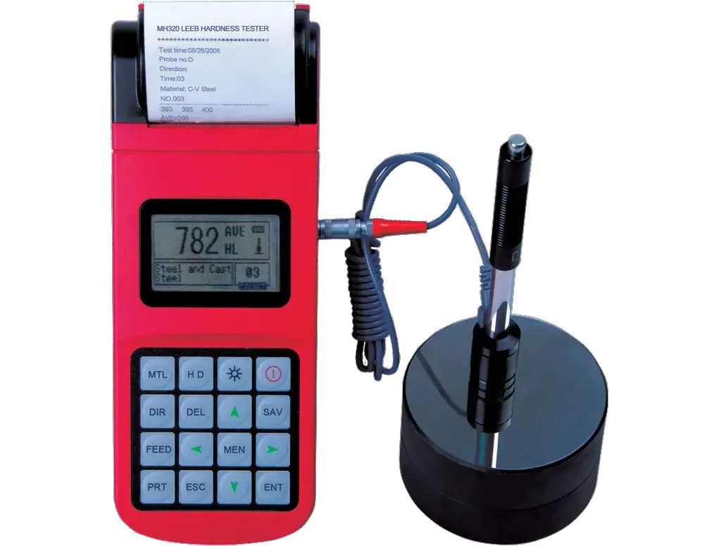 Hand held hardness meter