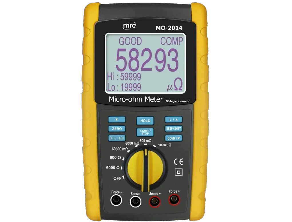Ampere max. test current Micro-Ohm METER10