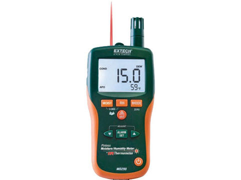 Pinless Moisture Psychrometers + IR Thermometer