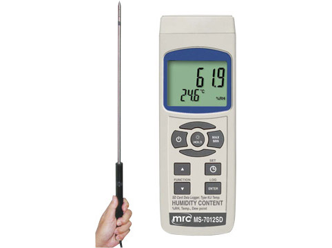 Humidity content meter+type K/J Temp+DataLogger
