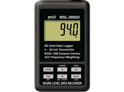 4 to 20 mA transmitter output SOUND LEVER METER+Datalogger