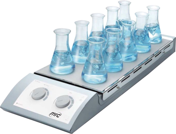 Multimagnetic stirrer with heater 10 places 3