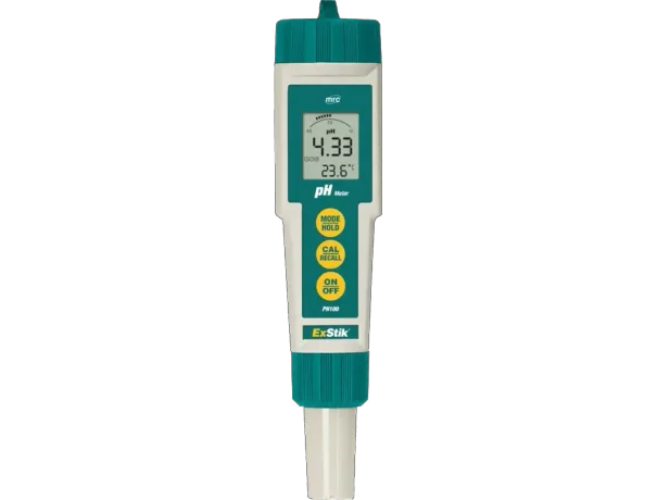Pocket type ExStik PH/Temp. Meter, waterproof IP57