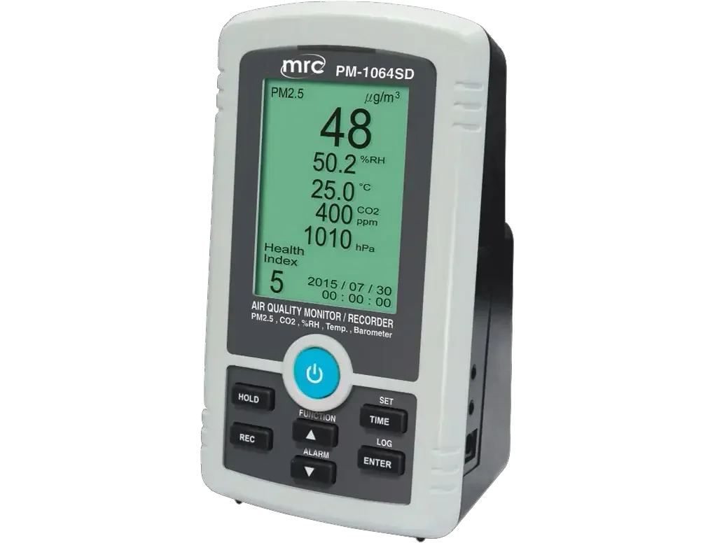 PM2.5, CO2, %RH, Temp., Barometer -AIR QUALITY data logger