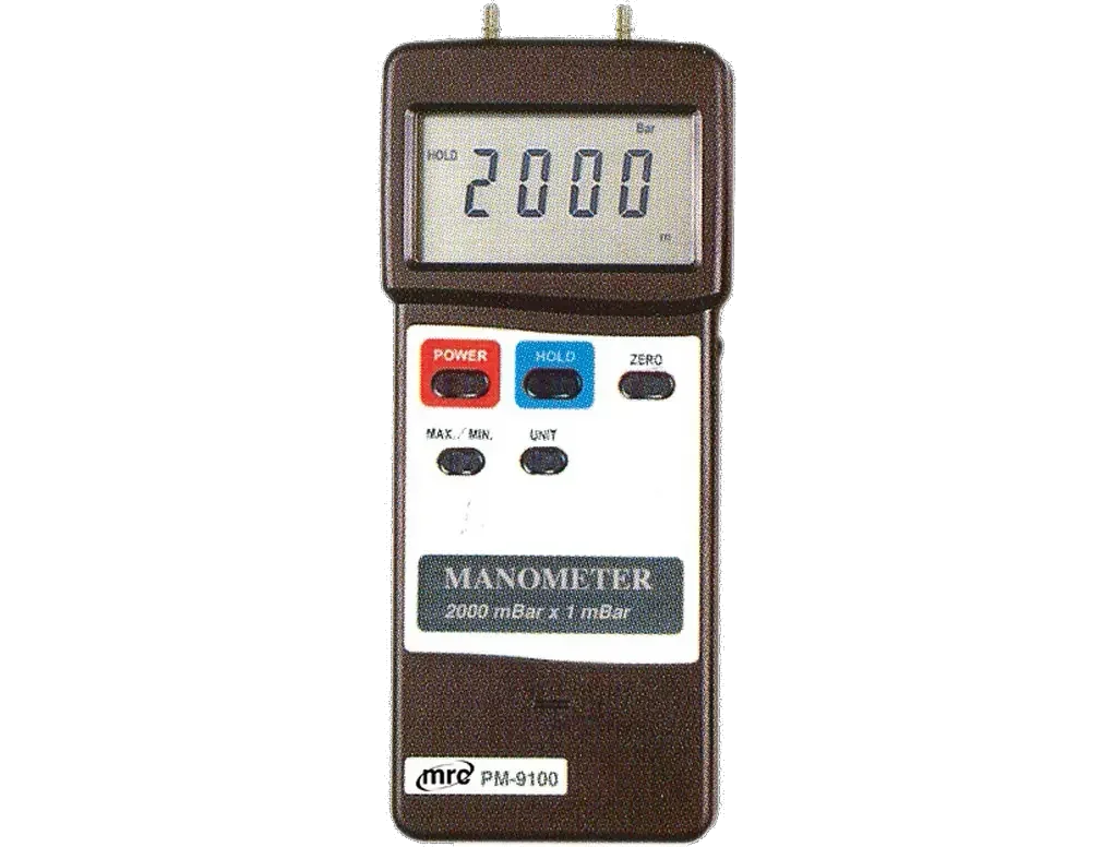 Manometer,Dual Differential input, 2000mbar