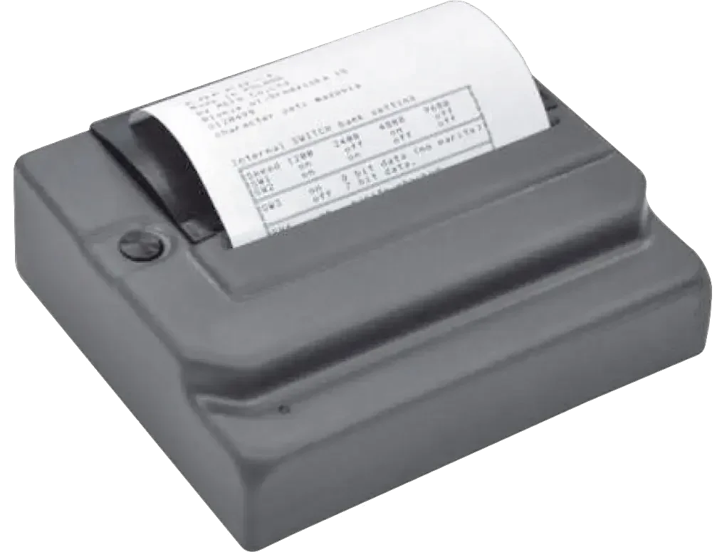 thermal printer - date, time and statistic functions