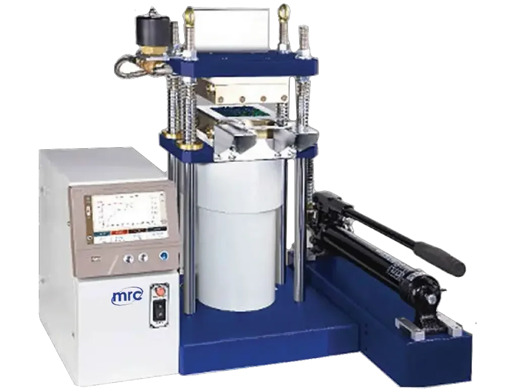 Manual Hot Press 2/5/10Ton,150x150mm-Desktop Model