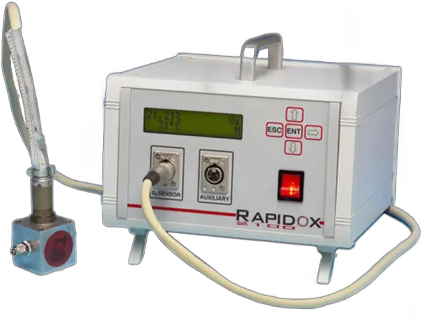 Datalogging Panel Mounted Oxygen Analyser - External Zirconia Sensor 10-20PPM to 30% 3