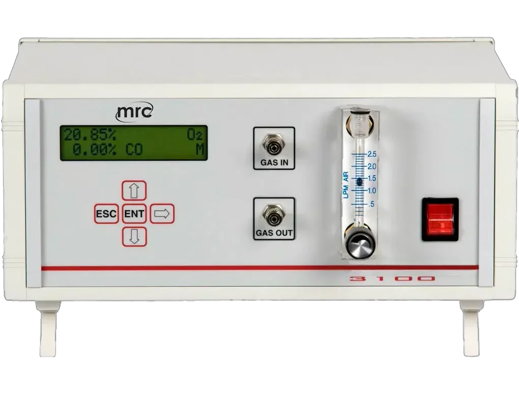 Datalogging Bench Mounted Oxygen and CO2 Analyser 3
