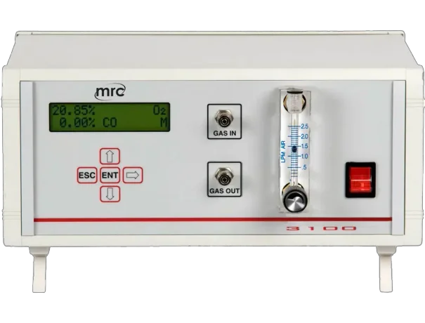 Datalogging Bench Mounted Oxygen and Dew Point Analyser 3