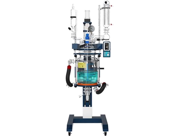 Triple-wall Lifting Glass Reactor- 20 Liter