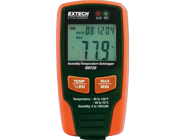 HUMIDITY & TEMPERATURE DATALOGGER W/LCD 3