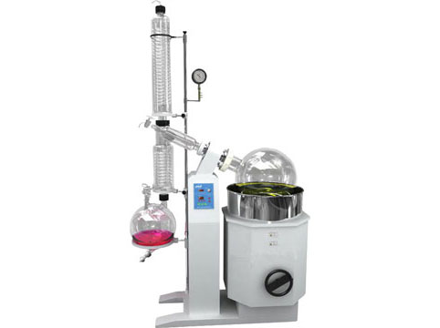 Large capacity, large diameter rotary evaporator 50L