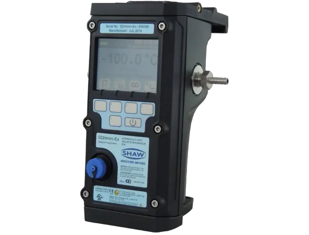 Intrinsically Safe Portable Dew Point Meter and Data Logger