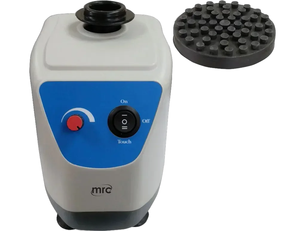 Vortex mixer for tubes