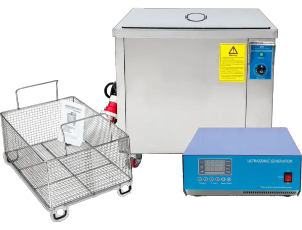 117 litre ultrasonic bath+heater basket and cover 3