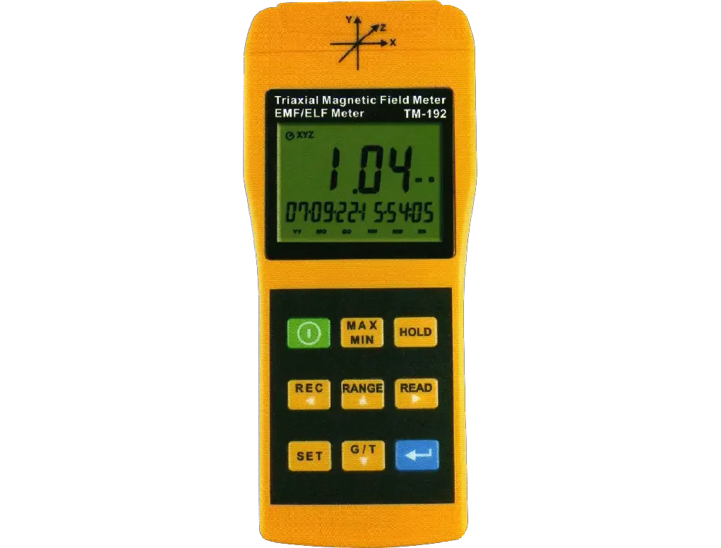3 Axis magnetic field meter