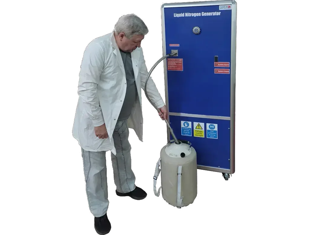 LN2 generator 10l/day with extra storage 3