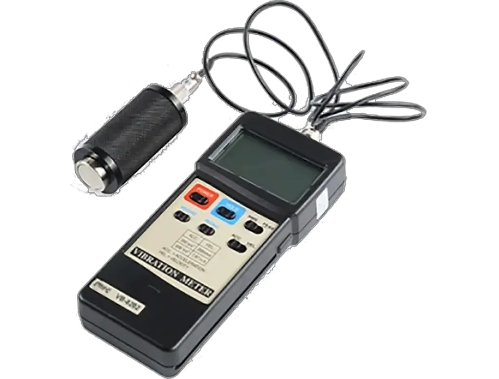 Vibration meter with: Separate professional vibration sensor