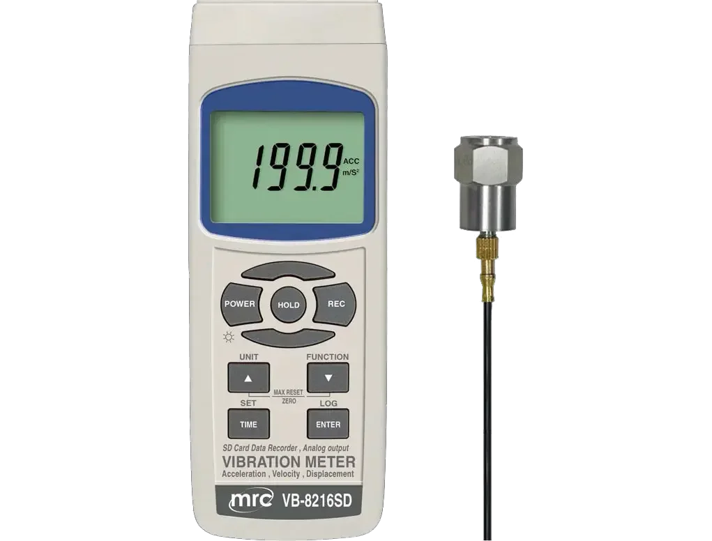 Vibration data logger,Acceleration,Velocity, Displacement