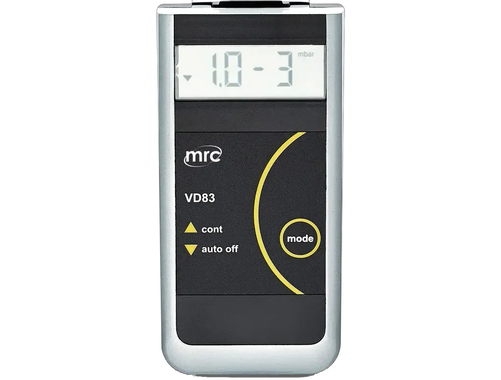 Pirani, 100-5e-4 mbar, with data logger, USB