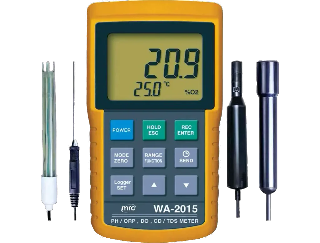 Ph/Conductivity/Temp./Oxijen meter complete kit