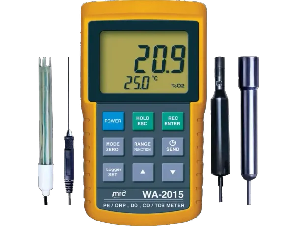 Ph/Conductivity/Temp./Oxijen meter complete kit