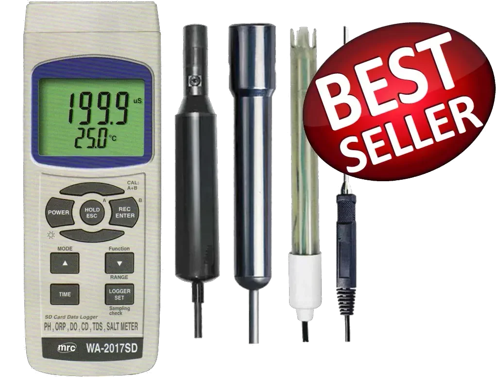 PH/ORP,DO,CD/TDS,Salt Meter data logger 3