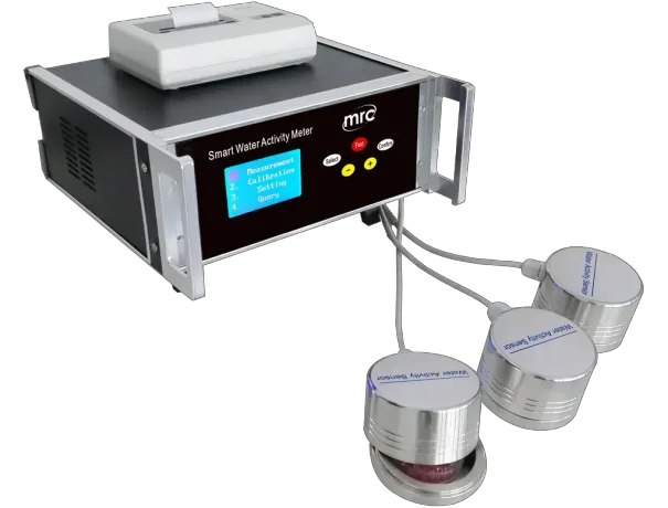 Water activity meter - including printer - 3 sensor