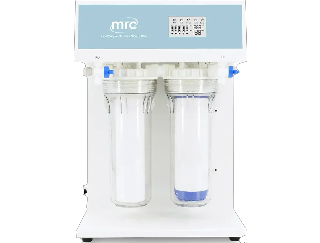 Water purification system, PF+AC+RO+DI, Mixed bed resin cartridge-D×3 3