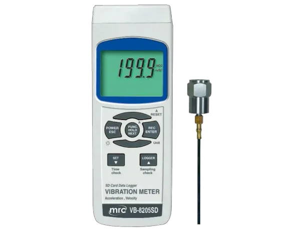 Vibration meter+DataLogger, acceleration, Velocity